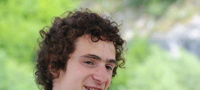 Český horolezec Adam Ondra