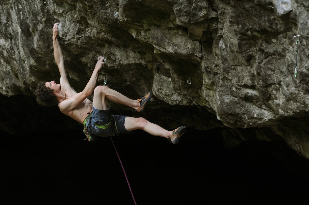 Český horolezec Adam Ondra