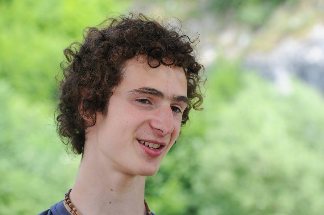 Český horolezec Adam Ondra