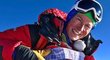 Česká horolezkyně Klára Kolouchová na třetí nejvyšší hoře světa Kančendženze