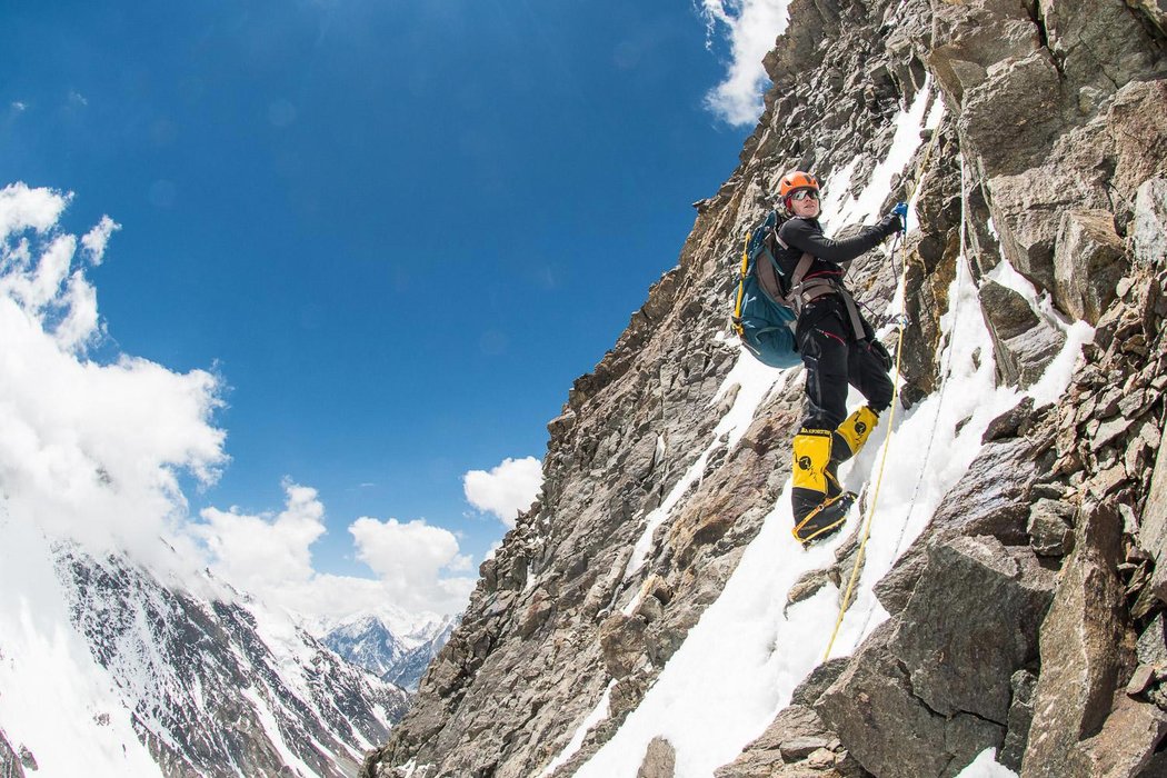 Klára Kolouchová na K2 v roce 2016