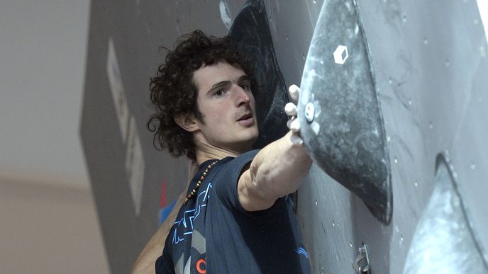 Český sportovní lezec Adam Ondra