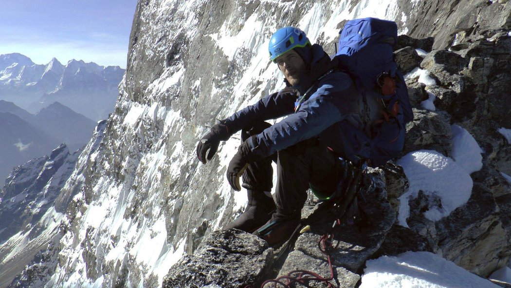 Český horolezec Marek Holeček při jedné ze svých expedic