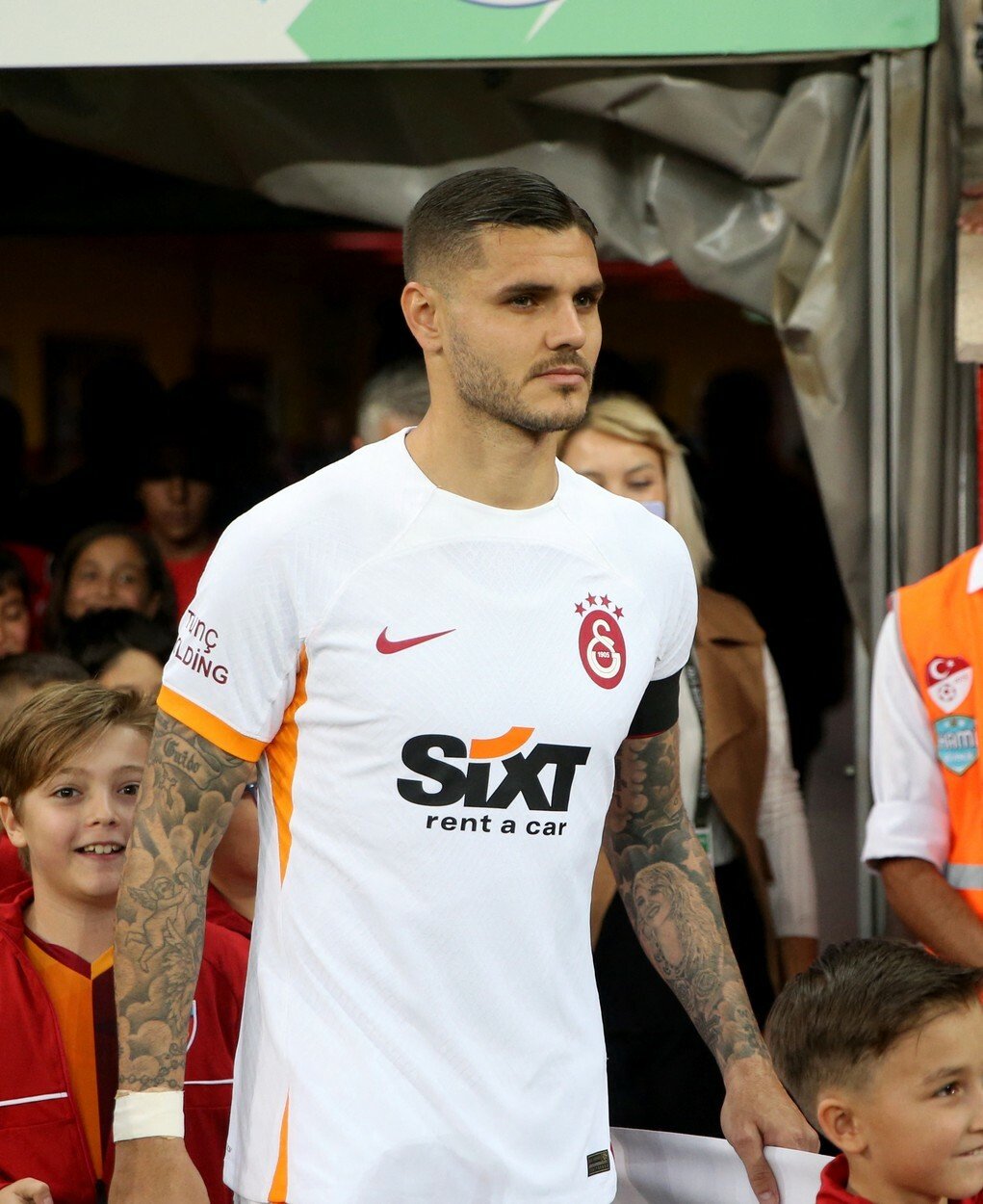 Útočník ve službách Galatasaraye Istanbul Mauro Icardi