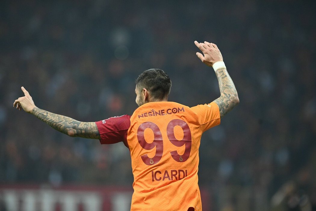 Útočník ve službách Galatasaraye Istanbul Mauro Icardi