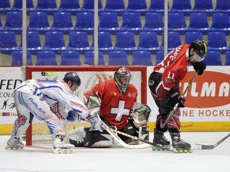 Inline hokejisté porazili ve čtvrtfinále MS Švýcarsko
