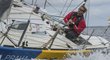 Milan Koláček na své jachtě v závodě napříč Atlantikem