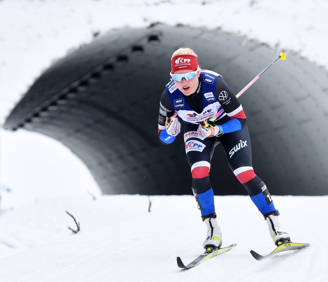 Česká běžkyně na lyžích Kateřina Janatová