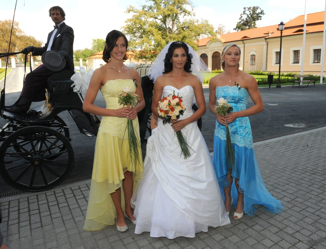 Kateřina Baďurová se provdala za Tomáše Janků v roce 2010.
