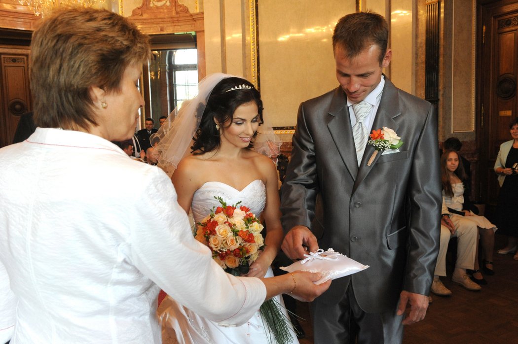 Kateřina Baďurová se provdala za Tomáše Janků v roce 2010.
