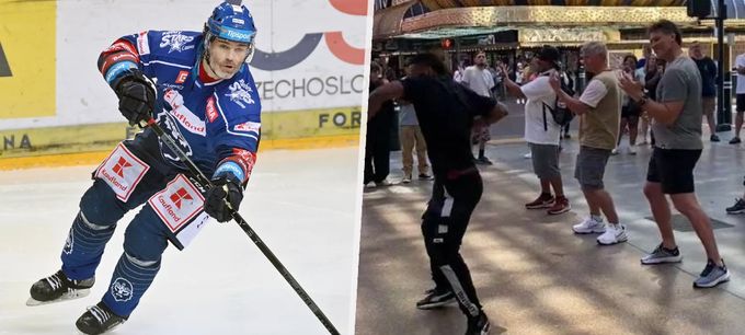 Česká hvězda rozvlnila boky ve Vegas: Když Jágr tančí! Česká hvězda rozvlnila boky ve Vegas: Když Jágr tančí!