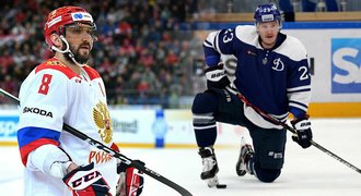 Ovečkin fandí Jaškinovi v KHL. Dej bůh, aby uspěl, přeje si ruská hvězda