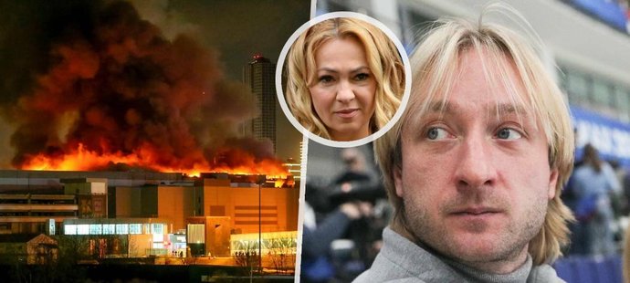 Slavný krasobruslař Jevgenij Pljuščenko a jeho manželka Jana se vyjádřili k masakru u Moskvy