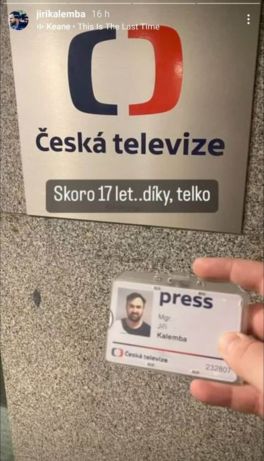 Dlouholetý komentátor Jiří Kalemba se rozhodl opustit Českou televizi