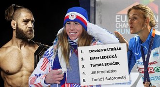 Jak hvězdy hlasovaly o NEJ sportovce: 22x Ester, triumf pro bratra i legendy