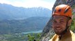 Alexandr Jurečka při výstupu na hory v okolí Lago di Garda