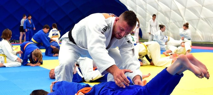 Lukáš Krpálek během letního judo campu