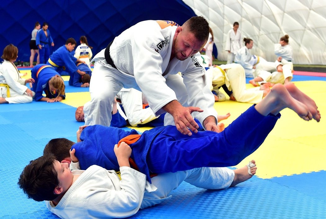 Lukáš Krpálek během letního judo campu