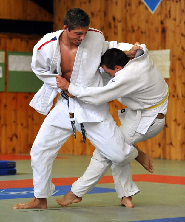 Lukáš Krpálek (vlevo) a redaktor Sportu František Prachař Lukáš Krpálek (vlevo) a redaktor Sportu František Prachař