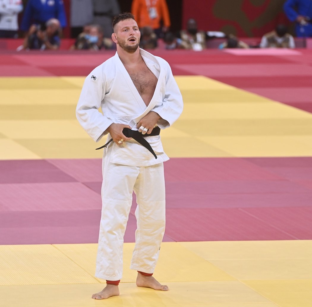 Lukáš Krpálek během olympijských her v Tokiu