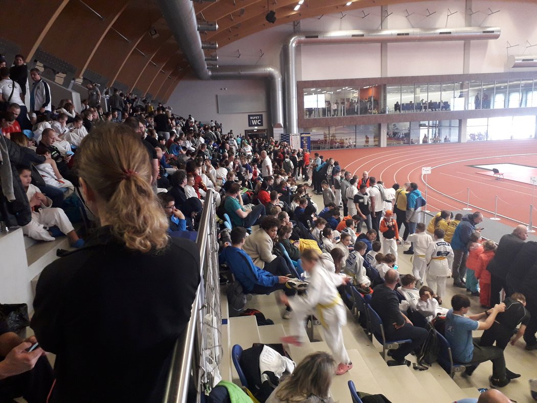 Na Ostrava Judo Open zavítalo několik stovek diváků, kteří mohli sledovat řadu zápasů