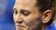 Claudia Heillová pláče po té, co na olympiádě v Pekingu prohrála souboj o třetí místo