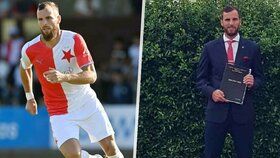 Fotbalista Slavie Václav Jurečka je diplomovaný stavebník. V Řecku pojistil pražskému celku postup přes Panathinaikos gólem v nastavení