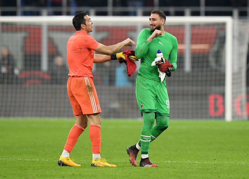 Dva Gianliugiové. Buffon z Juventusu a Donnarumma z AC