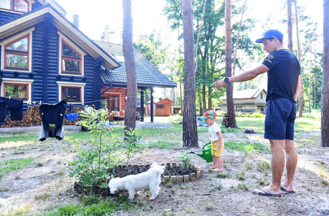 Český kajakář a medailová naděje v Tokiu Jiří Prskavec se ve volných chvílích věnuje rodině a zahradničení