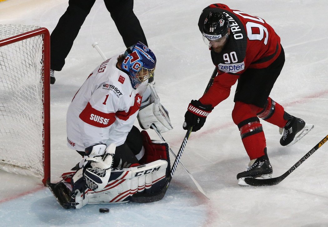 Kanadští hokejisté bojovali o další body se Švýcarskem