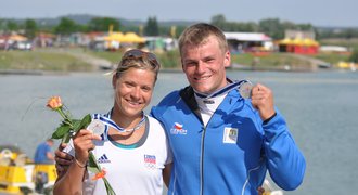 Adamová a Koranda získali stříbra na Světovém poháru rychlostních kanoistů v Račicích