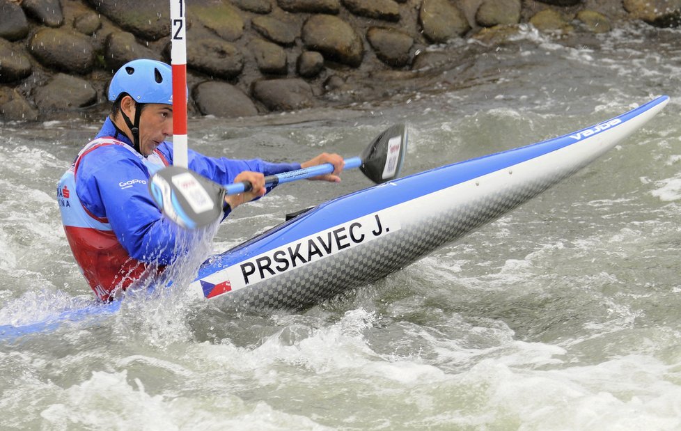 Jiří Prskavec v jednom z nominačních závodů v Liptovském Mikuláši