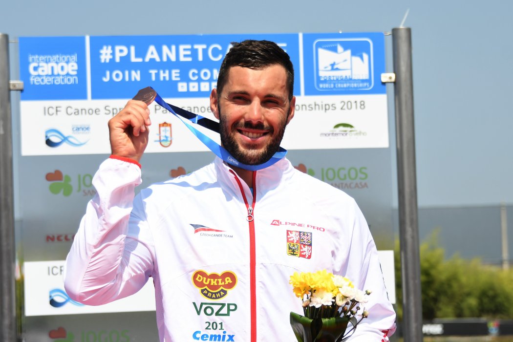 Josef Dostál vybojoval na kilometrové trati na MS v Portugalsku bronzovou medaili