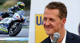 Český motocyklový závodník Abraham: Vytáhl klenot se Schumacherem!