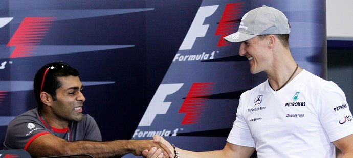 Bývalý pilot F1 Karun Chandhok prozradil emotivní historku s legendárním Michaelem Schumacher