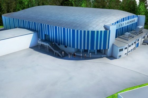 Kladenský hokejový stadion bude mít v roce 2021 novou střechu