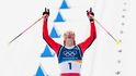 Johannes Klaebo získal na olympiádě v Itálii šesté zlato