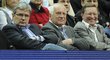 Václav Klaus sleduje utkání basketbalistů Nymburku s CSKA Moskva