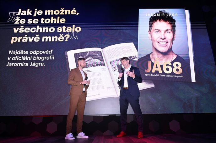 Jaromír Jágr na křtu své knihy JÁ68 Jaromír Jágr na křtu své knihy JÁ68