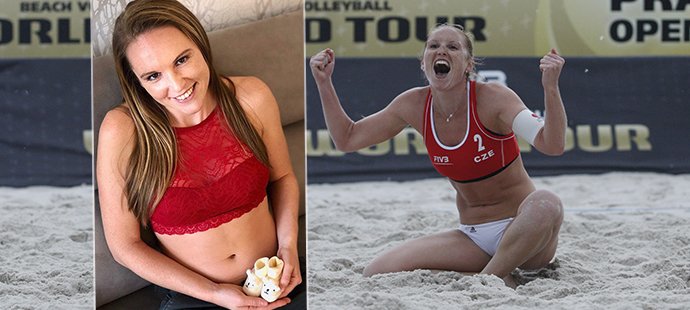 Plážová volejbalistka Kristýna Kolocová oznámila fanouškům, že je těhotná