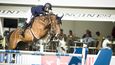 Anna Kellnerová s koněm Balguerem na parkurové lize v Madridu předvedla vynikající výkony...