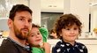 Také Lionel Messi zůstává během pauzy zaviněné koronavirem se svou rodinou