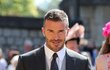 Fotbalista David Beckham na svatbě prince Harryho s Meghan Markle