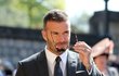 Fotbalista David Beckham na svatbě prince Harryho s Meghan Markle