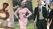 Slavní sportovci na královské svatbě - tenistka Serena Williamsová a fotbalista David Beckham s manželkou Victorií. Serena vzbudila ohlas fotkami na Instagramu, David oslnil jako elegán, který nestárne.