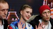 Česká krasobruslařka Eliška Březinová na mistrovství Evropy v Moskvě, kde zajela svůj nejlepší výsledek