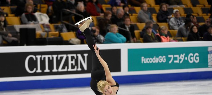 Eliška Březinová a jedna z jejích jízd na mistrovství světa v Bostonu