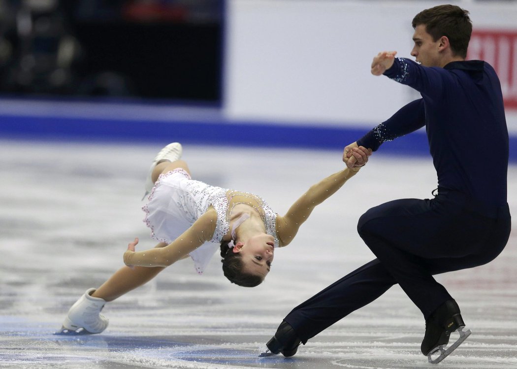 Anna Dušková a Martin Bidar při kreaci