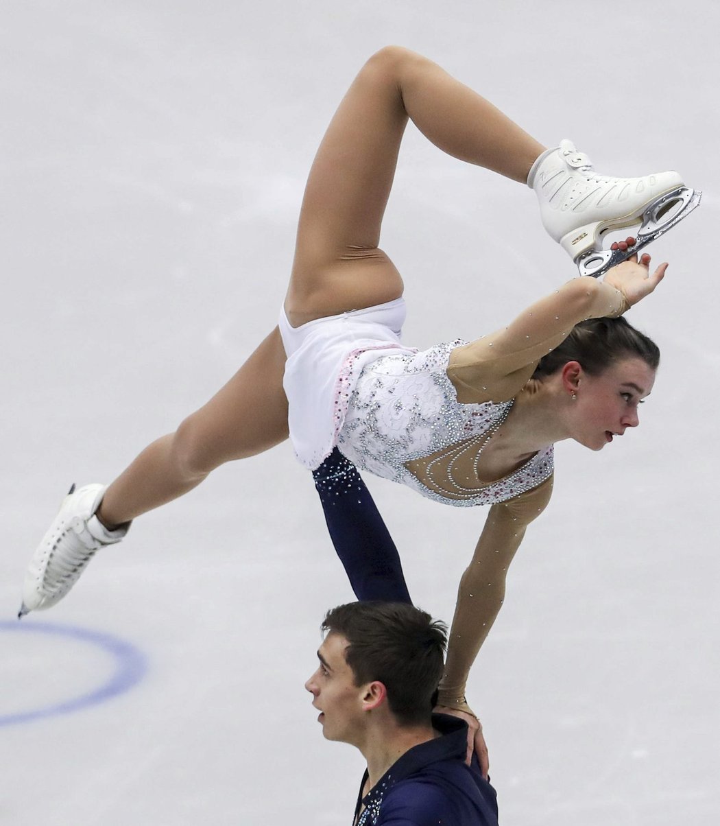 Krasobruslařské duo Anna Dušková a Martin Bidar