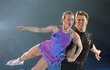 Radka Kovaříková se svým tehdy ještě manželem Reném Novotným při show Champions on Ice